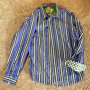 Robert Graham men’s shirt, Size XL, striped